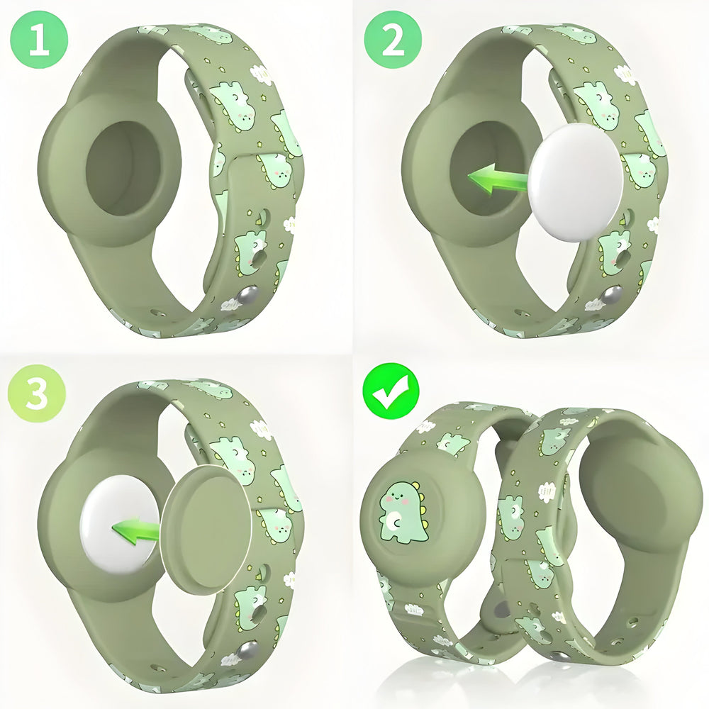 Kids GPS Tracker Bracelet – Real-Time Location, Soft Silicone & Adjustable Fit