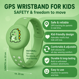 Kids GPS Tracker Bracelet – Real-Time Location, Soft Silicone & Adjustable Fit