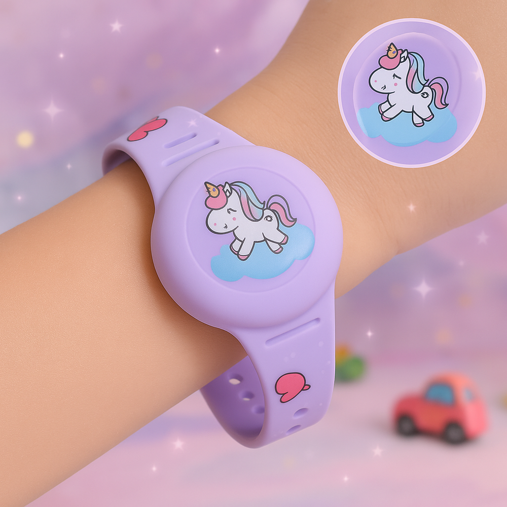 Kids GPS Tracker Bracelet – Real-Time Location, Soft Silicone & Adjustable Fit