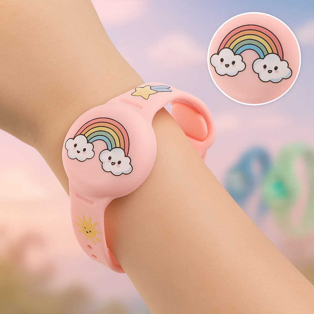 Kids GPS Tracker Bracelet – Real-Time Location, Soft Silicone & Adjustable Fit