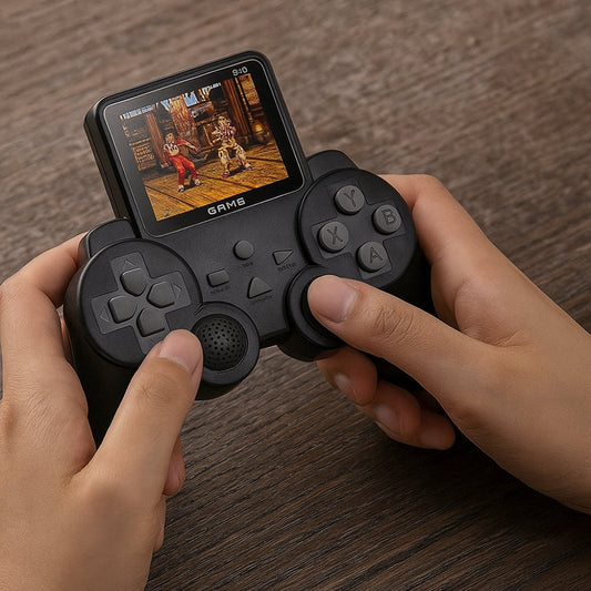 Handheld Gaming Console – 520 Built-In Games, Wireless Controller & TV-Out Support