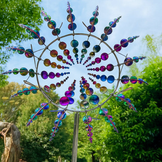 Wind Spinner – Metal Construction, Outdoor Use & Lawn Display