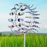 Garden Decor Metal Wind Spinner Outdoor Lawn Display