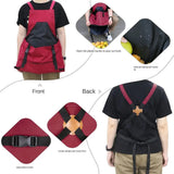 Kalsten | Gardening apron with cross straps – Large emptying pocket & breast pocket