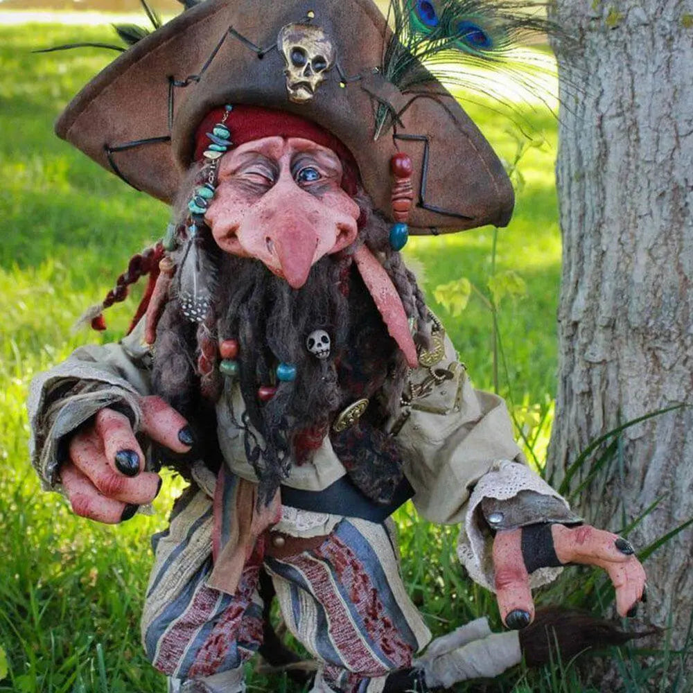 Resin Garden Gnome Statue – Weatherproof, Detailed Design & 12cm
