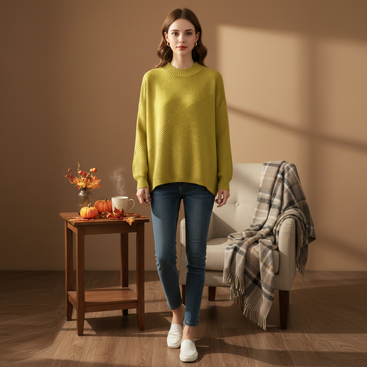 Knitted women's sweater - Veronika