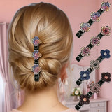 Optimized Product Title: "Geflochtene Kristall Haarspange – Elegante Haaraccessoire für Glänzenden Halt bei jedem Anlass" 

This title includes relevant keywords while maintaining clarity and appeal for potential buyers.