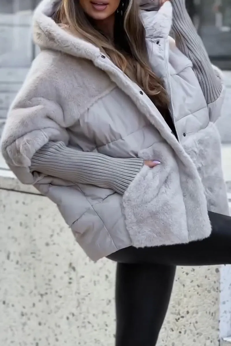 Lined Short Winter Jacket - Liana - 6