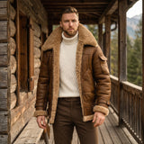 Louis - Lined Pilot Jacket in Men's Style