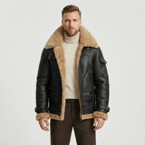 Louis - Lined Pilot Jacket in Men's Style