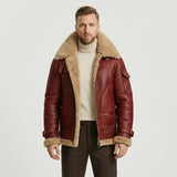 Louis - Lined Pilot Jacket in Men's Style