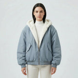 Insulated Bomber-Style Winter Jacket - Kendra