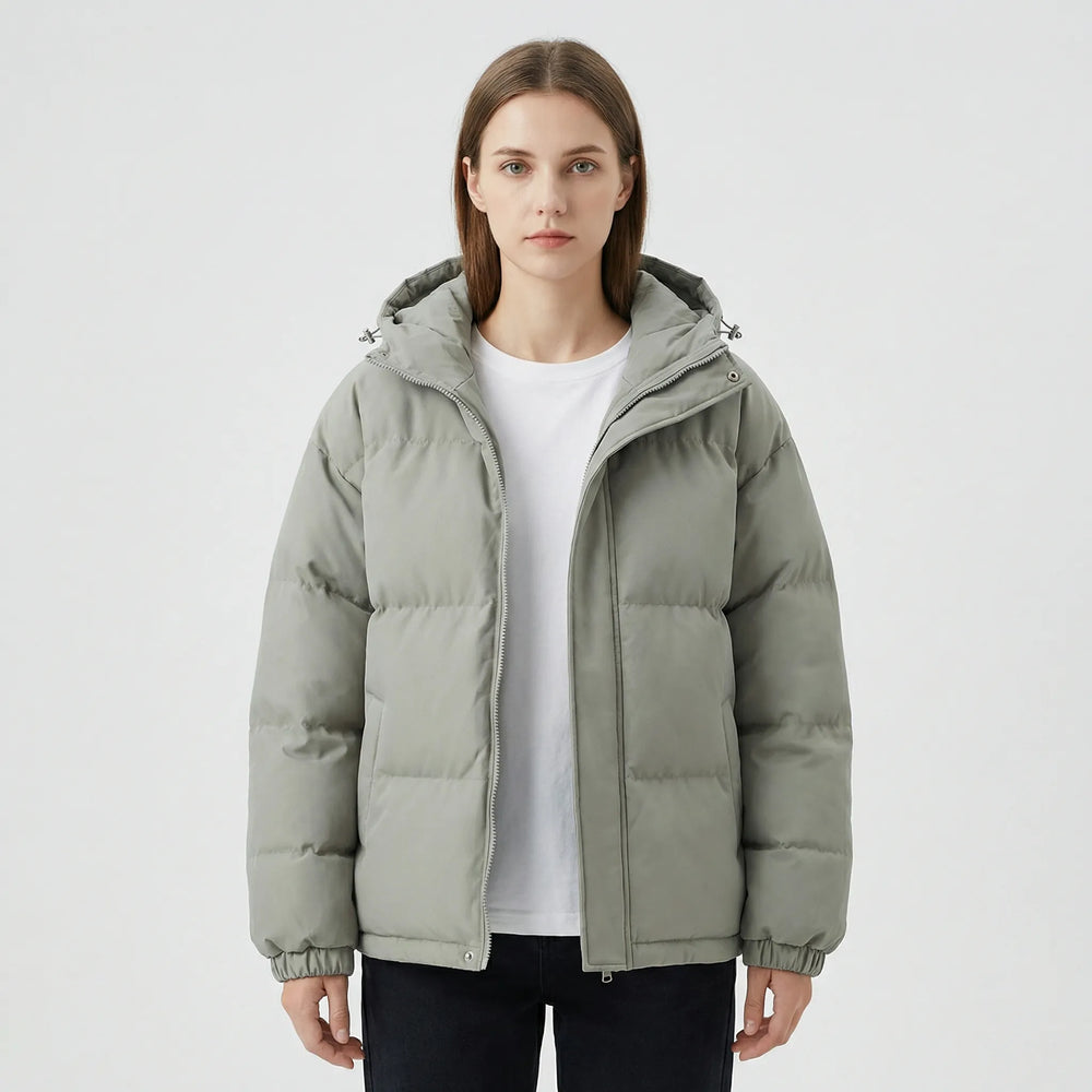 Insulated winter jacket with hood - Shawna