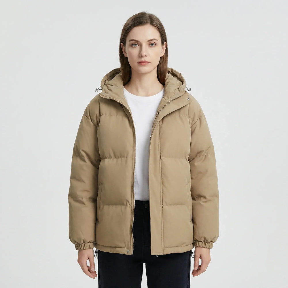 Insulated winter jacket with hood - Shawna
