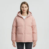 Insulated winter jacket with hood - Shawna