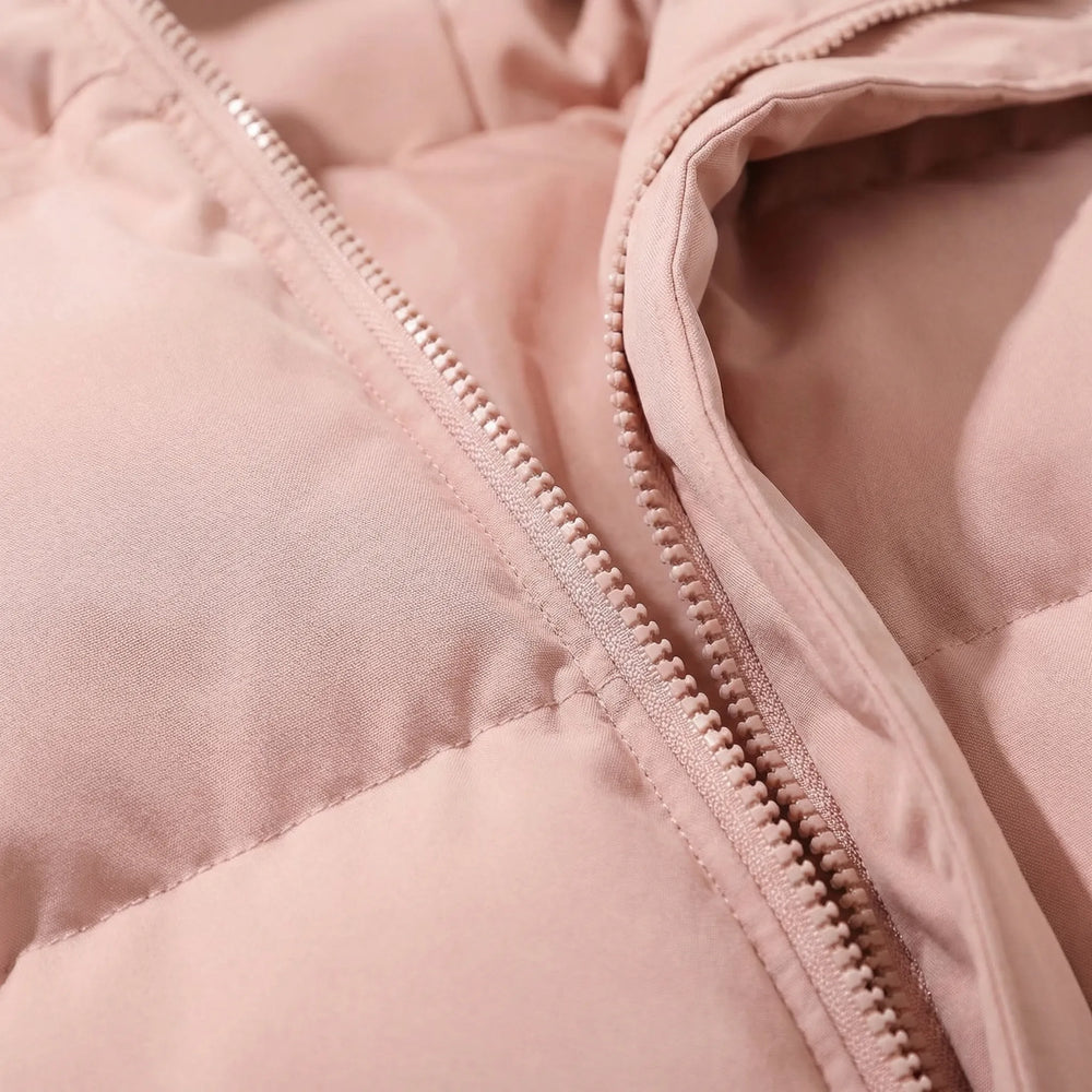 Insulated winter jacket with hood - Shawna