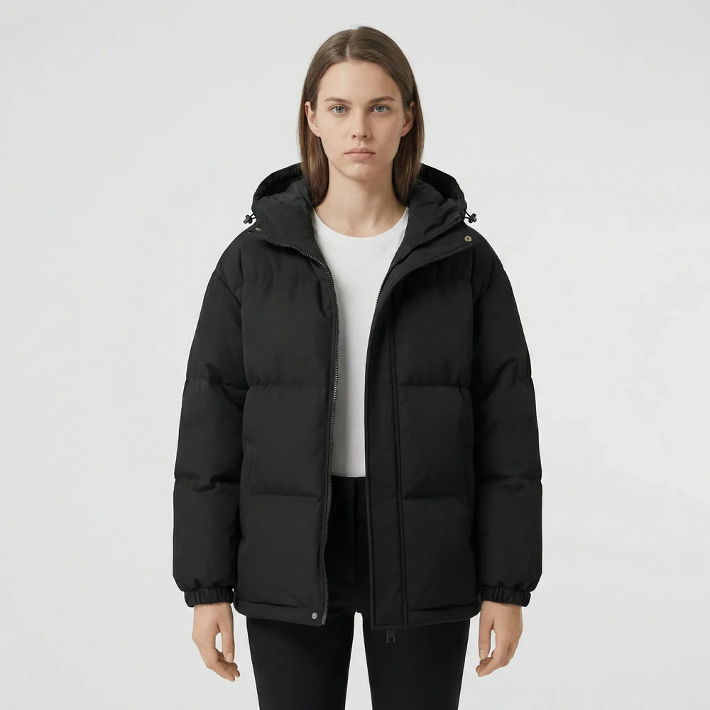 Insulated winter jacket with hood - Shawna