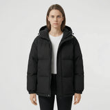 Insulated winter jacket with hood - Shawna