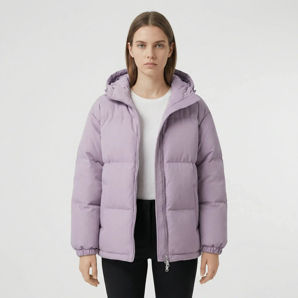 Insulated winter jacket with hood - Shawna
