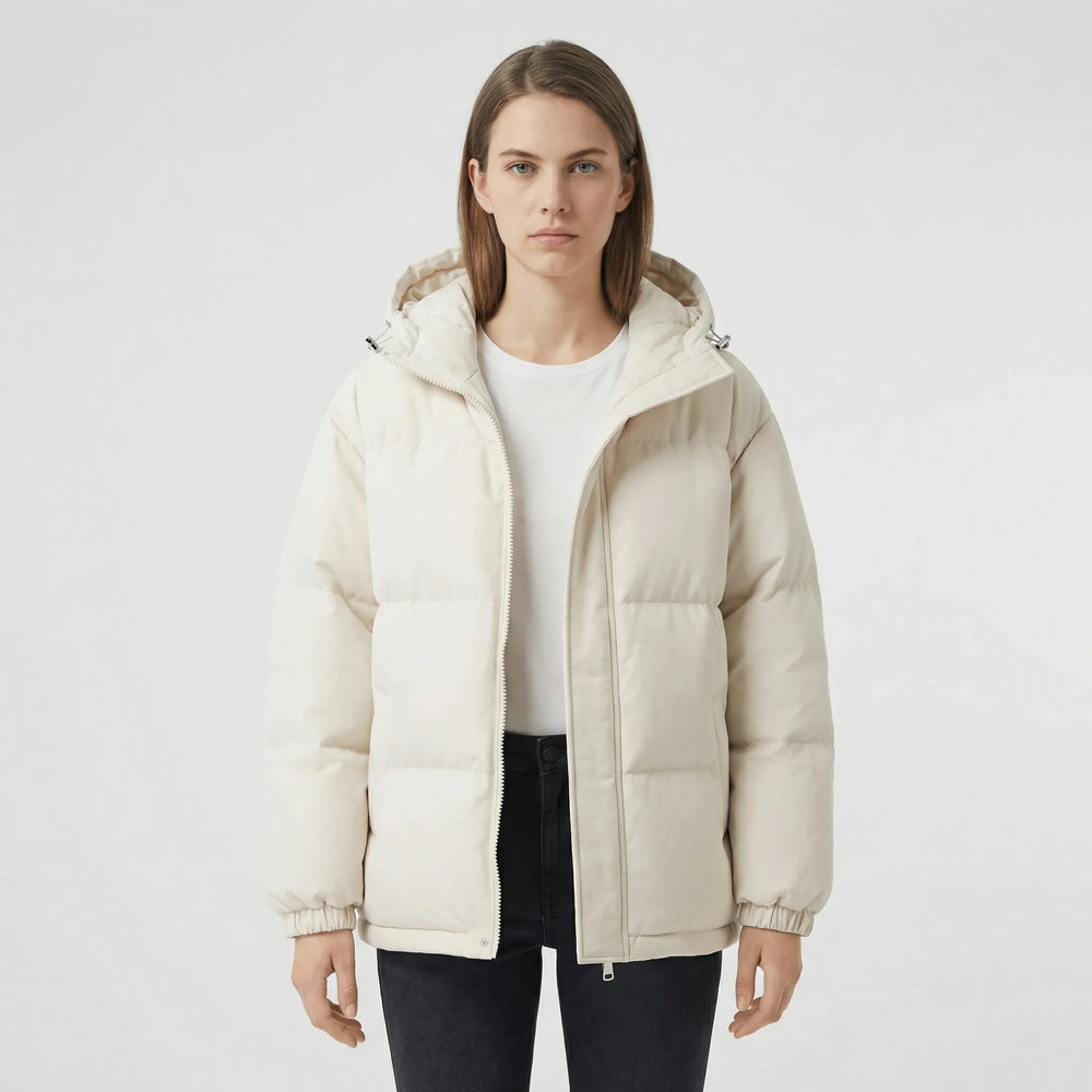 Insulated winter jacket with hood - Shawna
