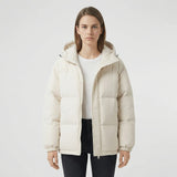 Insulated winter jacket with hood - Shawna