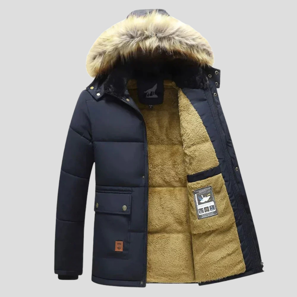 Karl - Men's Lined Winter Parka - 3