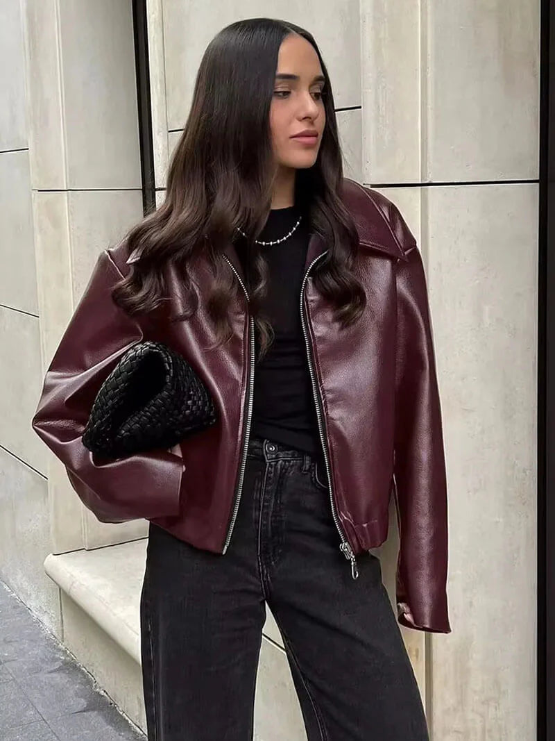 Cropped Tailored Women's Jacket - Luana - 2