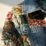 Cropped Women's Blazer with Print - Joelina - 3