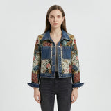 Cropped Women's Blazer with Print - Joelina - 4