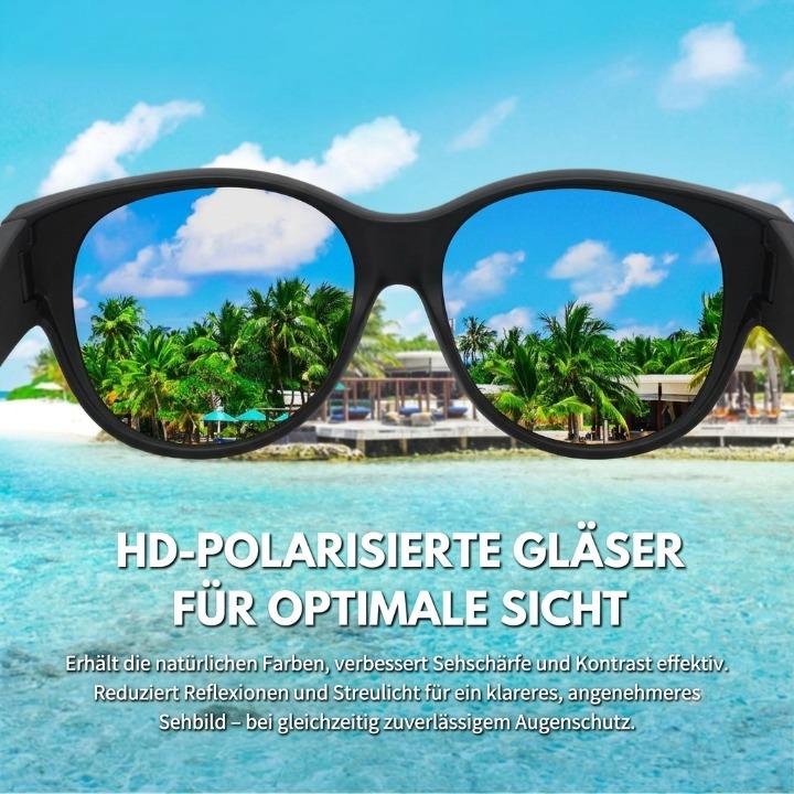 Polarized Fit-Over Sunglasses – UV Protection, Wear Over Glasses & Unisex