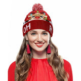 LED Light Up Christmas Hat - Festive Holiday Headwear for Parties & Celebrations
