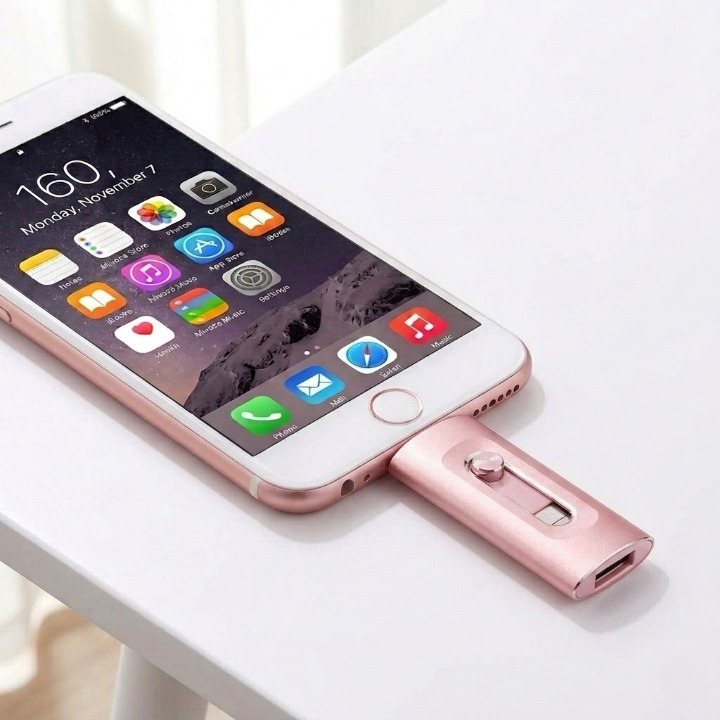 3-in-1 USB Flash Drive - Expand Storage for iPhone, Android & PC | High-Speed Data Transfer & Versatile Compatibility