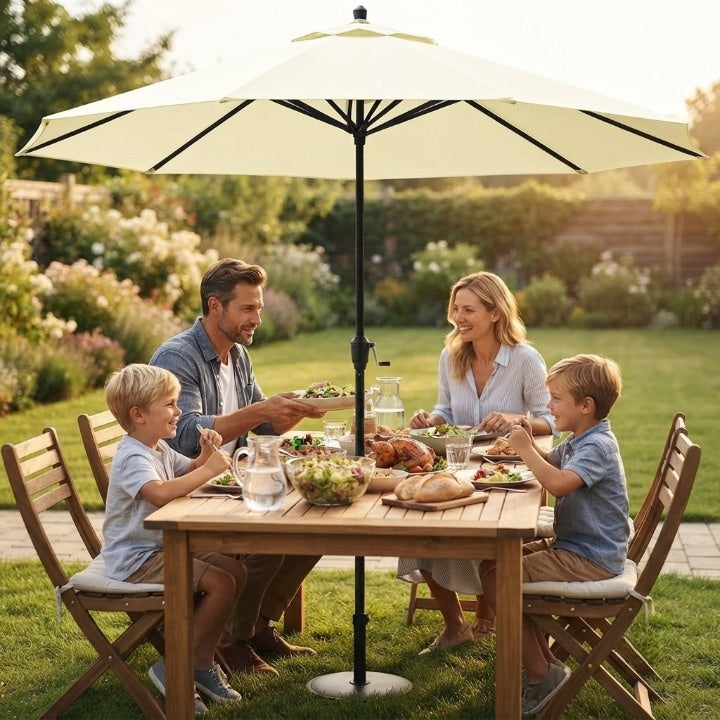 Patio Umbrella Replacement Canopy – Water-Repellent, Vented & 6/8 Rib Fit