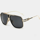 Men's Aviator Sunglasses – Metal Alloy Frame, 100% UV Protection, with Case
