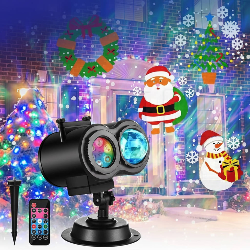 Outdoor Christmas Projector Lights - Festive Holiday Decoration for Yard & Garden