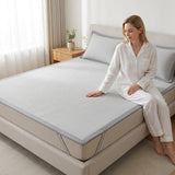 Cooling Mattress Protector Set – Ice Silk Fiber, Breathable & Machine Washable