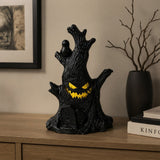 LED Spooky Halloween Tree Decoration with Pumpkin Face