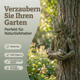 Tree Face Bird Feeder – Weatherproof Resin, Feeding Bowl & Trunk-Mount Sculpture
