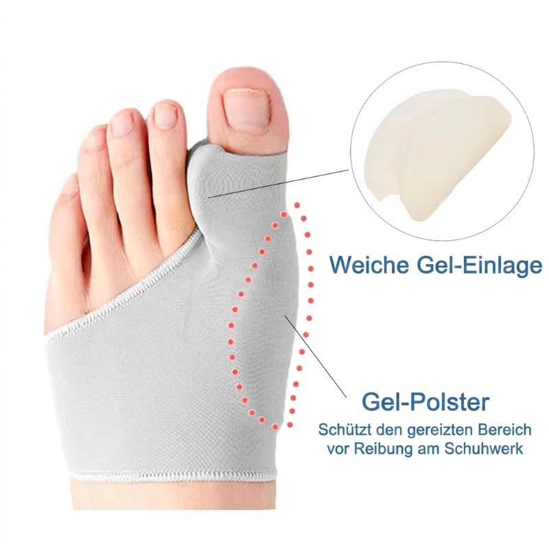 Bunion Corrector Toe Sleeves – Unisex, Gel Cushion, Breathable, 2 Pairs