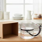 250 ml Transparenter Messbecher mit Skala – Ideal für präzises Messen von Flüssigkeiten und Zutaten