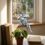 Sitting Fairy Garden Statue – Weatherproof Resin, 23 cm Tall & Detailed Design