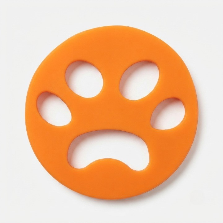 Pet Hair Remover Laundry Discs – Reusable Silicone, 4-Pack for Washer & Dryer