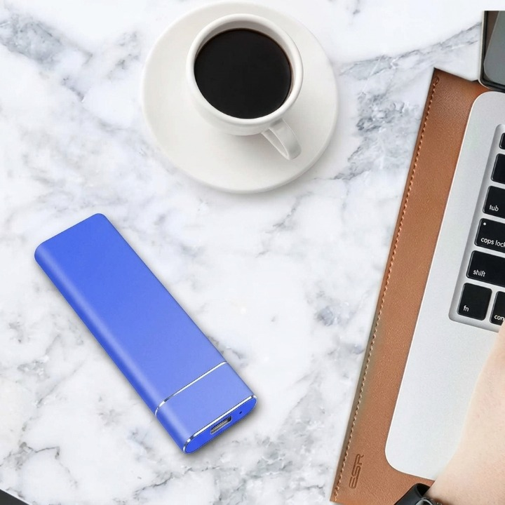 External SSD 8TB – USB 3.1 Type-C, Aluminum Case & Plug-and-Play for PC/Mac