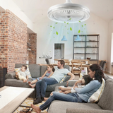 E27 Screw-In LED Ceiling Fan – 2100 Lumens, Remote Control & 3 Speed Timer