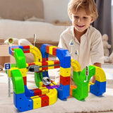Magnetic Track Building Blocks – 81-Piece, USB Train & Gravity Effect