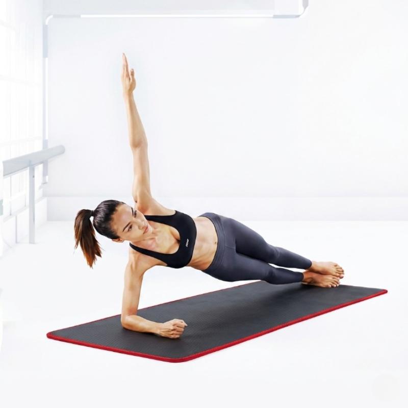 Extra Thick Yoga Mat 1cm – Non-Slip, 183×61cm & 4 Colors with Carry Bag