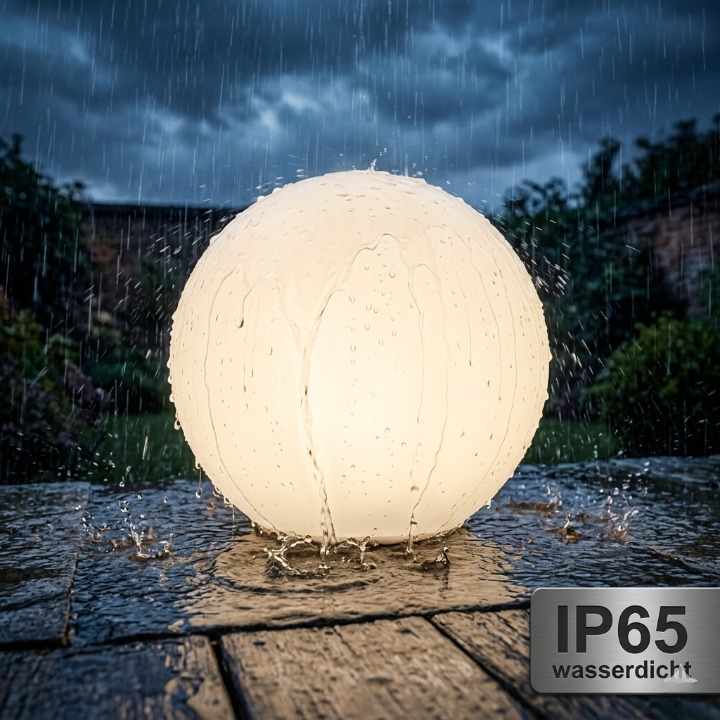 LED Globe Light – IP65 Waterproof, 16 Colors & USB Rechargeable