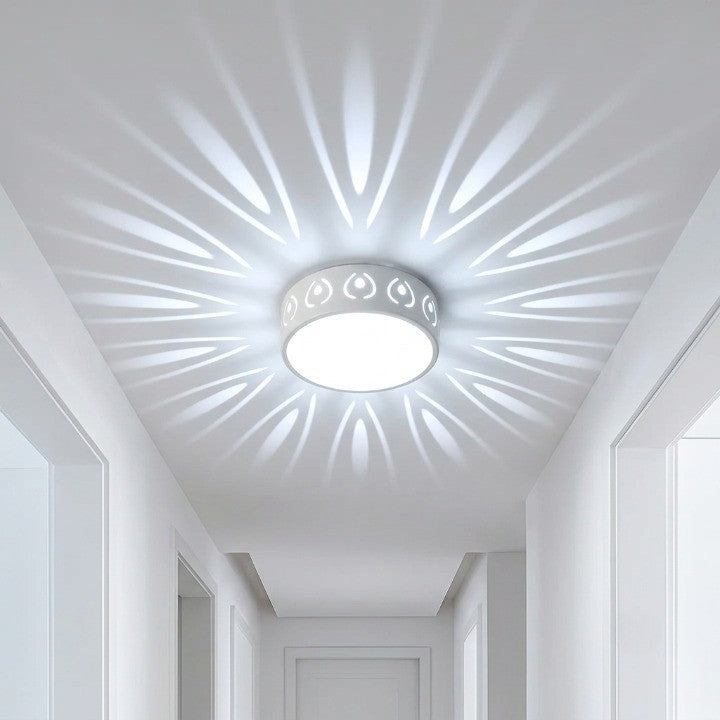 Optimized Product Title: "LED Kristall-Deckenleuchte mit Strahlen-Lichtmuster – Warmweiß & Kaltweiß – Energiesparende Deckenlampe für stilvolle Beleuchtung" 

This title includes relevant keywords while enhancing clarity and appeal for potential buyers.