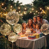 10er LED Ballon Set – Warmweißes Licht, kabellos für jeden Anlass – Perfekt für Feiern, Hochzeiten & Dekoration