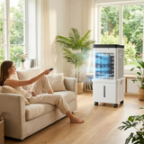 3-in-1 Portable Air Cooler – 15L Ice Tank, Cooling Humidifier & Purifier with Remote Control